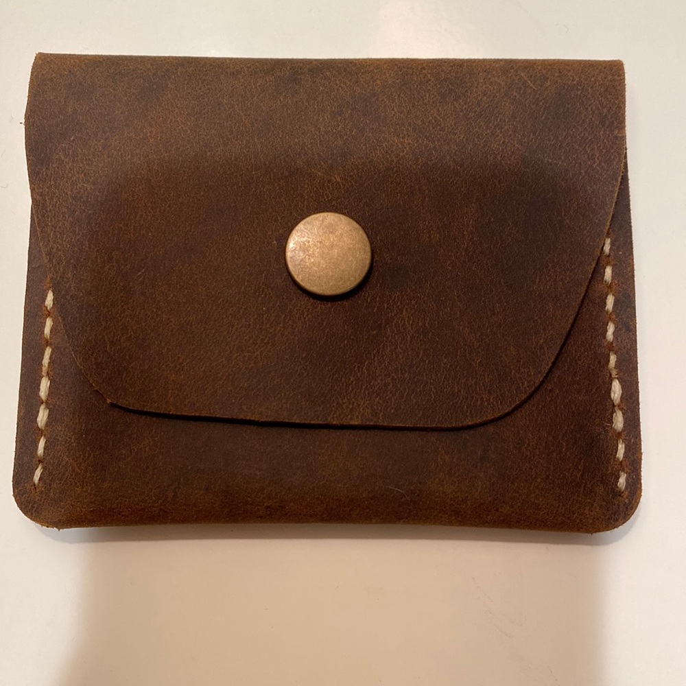 Small Handmade Leather Wallet